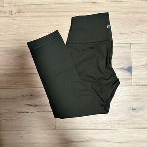 Lululemon Align Crop (19") | Dark Olive | Crop | Size 4